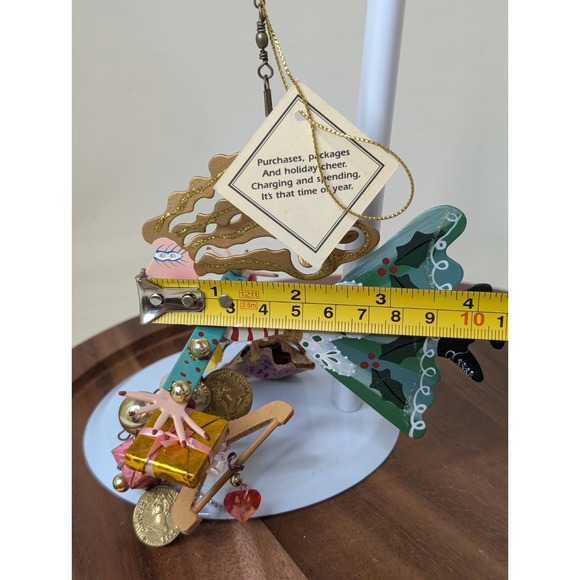 Fanciful Flights SHOP TILL YOU DROP Karen Rossi Silvestri Hanger Ornament Decor - Picture 8 of 8